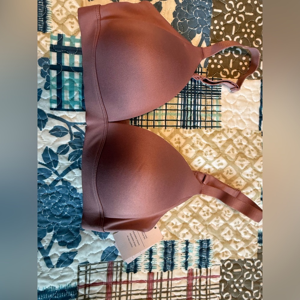 Auden Mauve Wire Free Women's Bra 34C